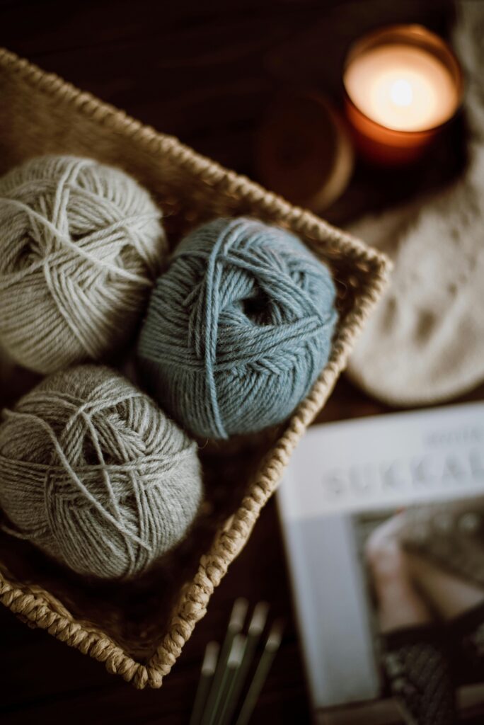 Yarn & candle