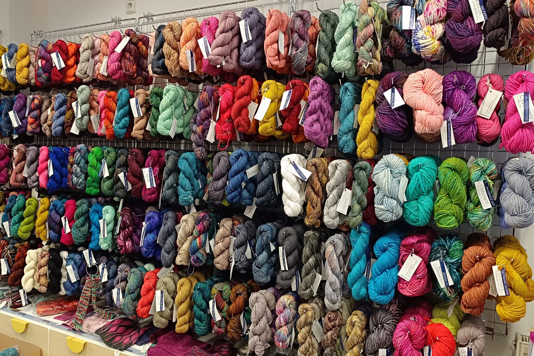 Yarn skeins